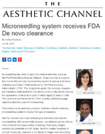Microneedling system receives FDA De novo clearance article
