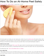 Media New Orleans - How To Do an At-Home Peel Safely