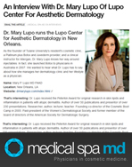 Media New Orleans - Dr. Mary Lupo of Lupo Center