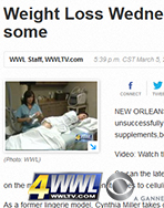 Media New Orleans - Dr Lupo featured on Weight Loss Wednesday: Program irons out cellulite for some