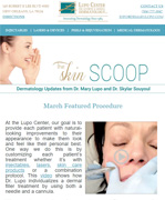 Dr Mary Lupo Lupo Center for Aesthetic and General Dermatology March 2020 Newsletter